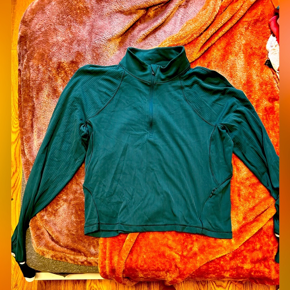 Lululemon Cropped Running 1/4 zip